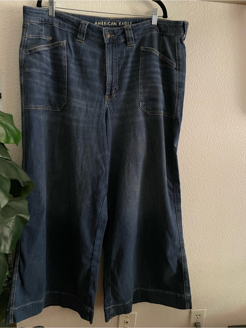 American Eagle Outfitters Women’s Dark Blue Bootcut Jeans